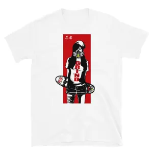 Urban Ninja "Red Line 3" Short-Sleeve Unisex T-Shirt