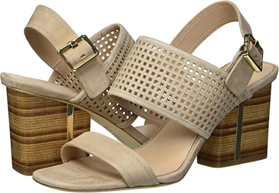 VIA SPIGA Women's V-Harriett2 City Sandal Heeled, Macchiato, 5.5