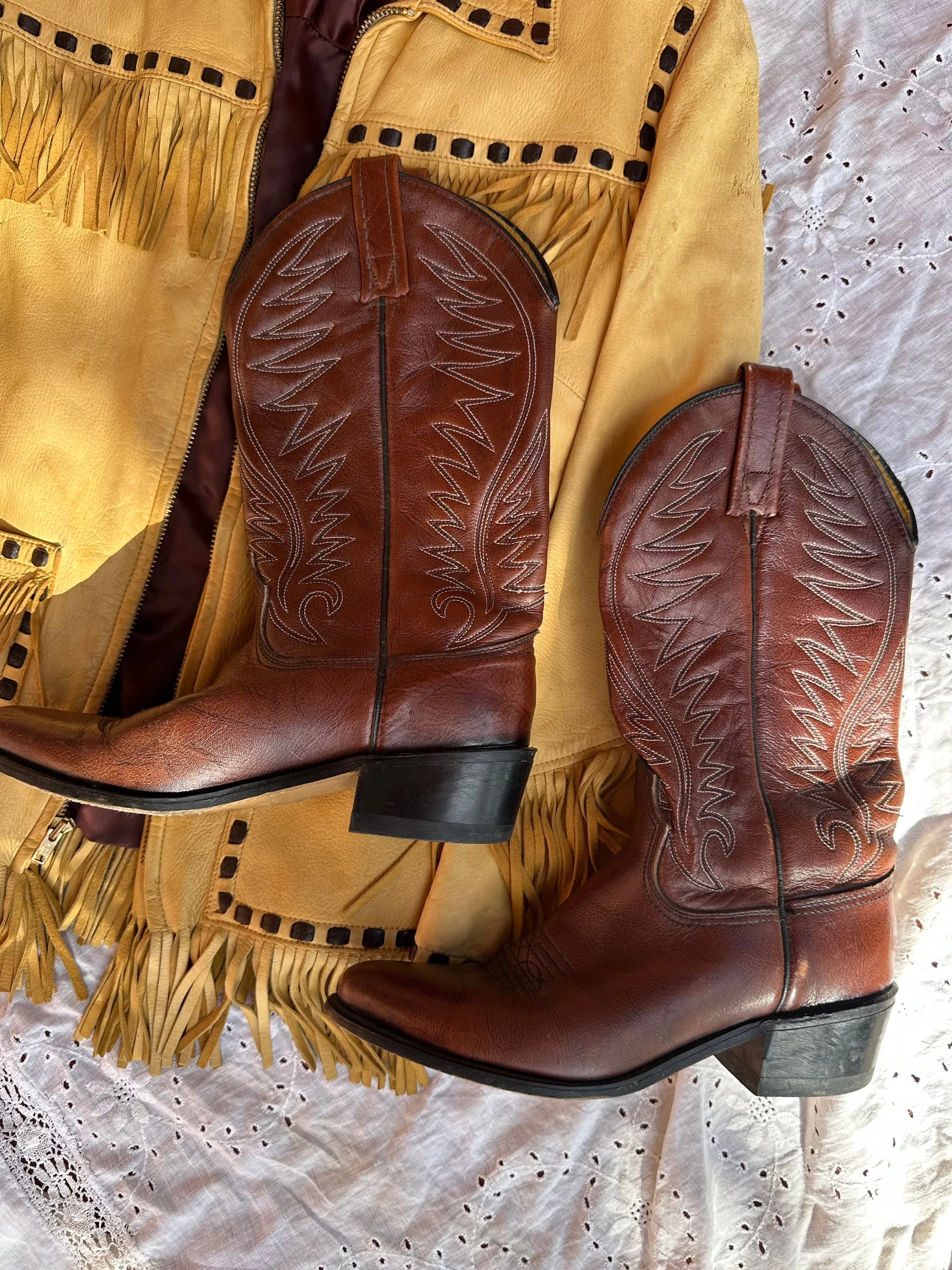 Vintage Leather Boots