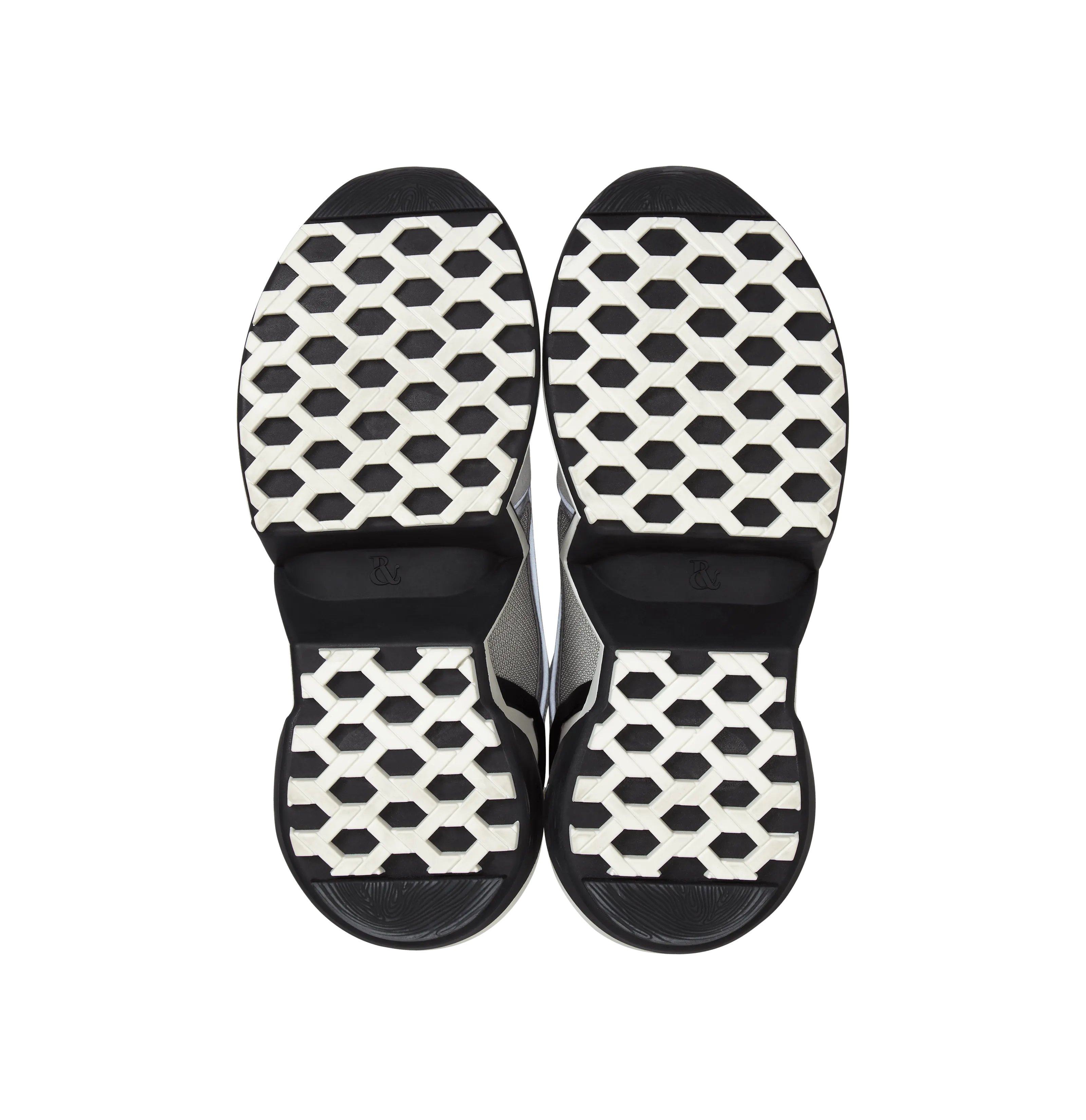White and Silver Suede 4.0 Sneakers