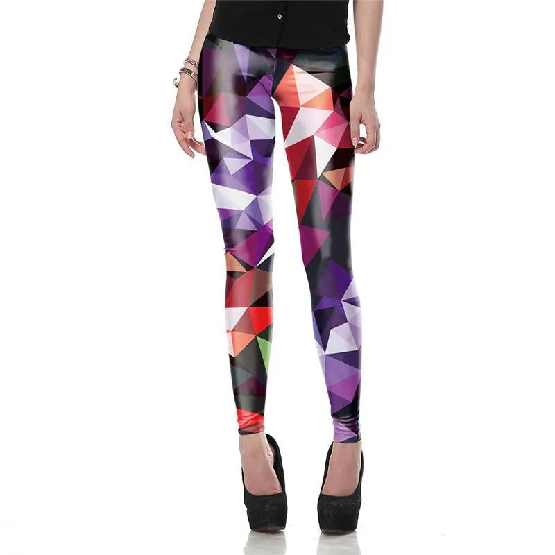 Women leggings 3D Printed color legins Ray fluorescence leggins pant legging for Woman