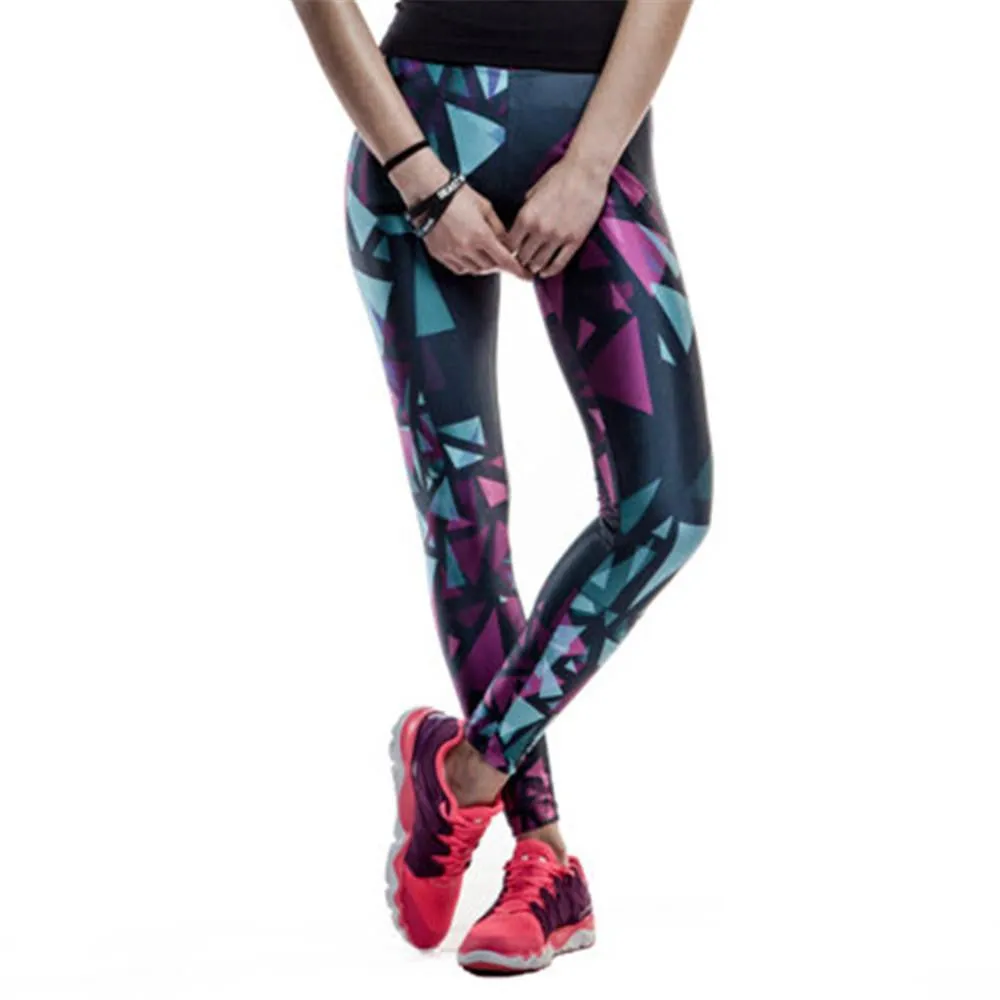 Women leggings 3D Printed color legins Ray fluorescence leggins pant legging for Woman