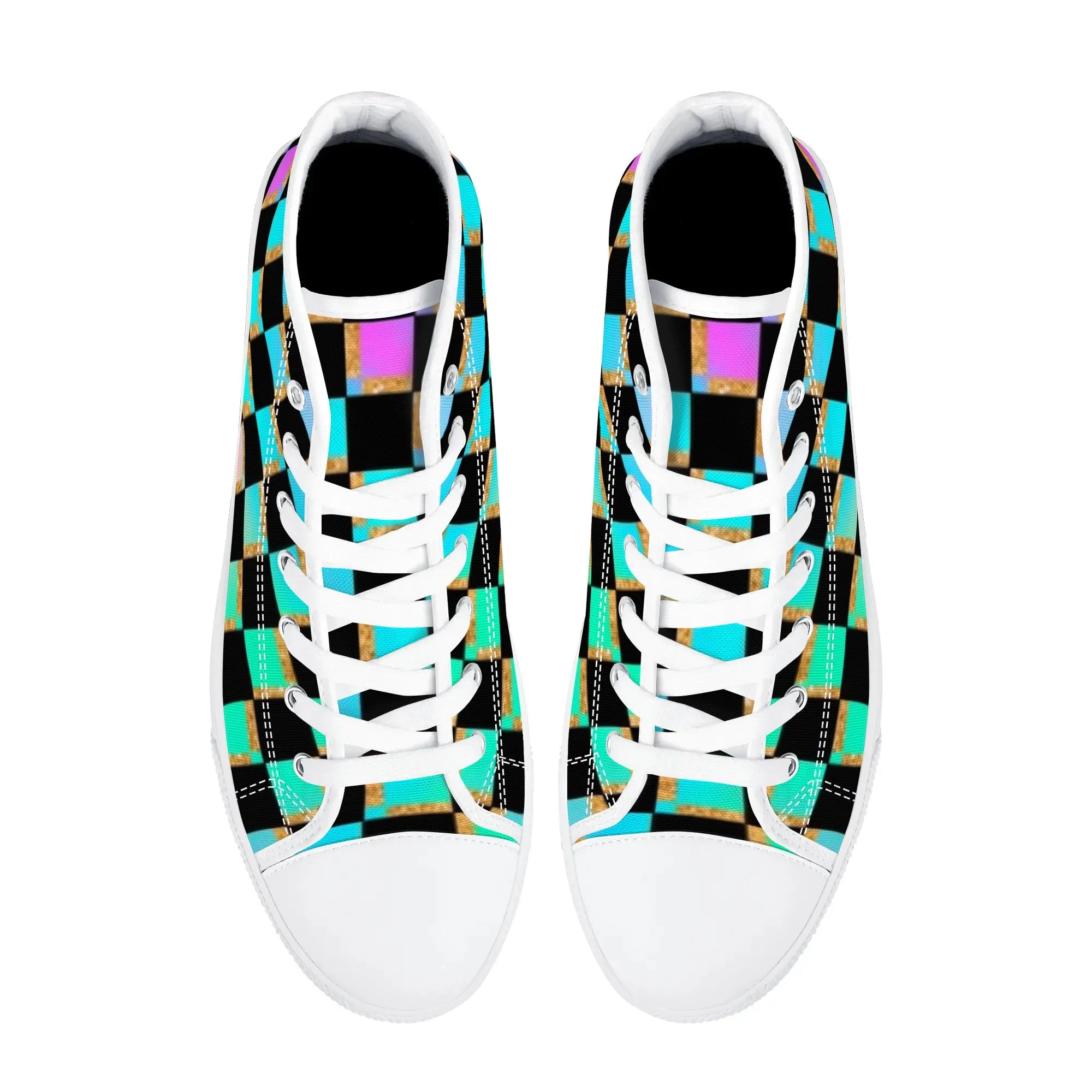 Women's shoesGothic Style High Top Canvas Shoes