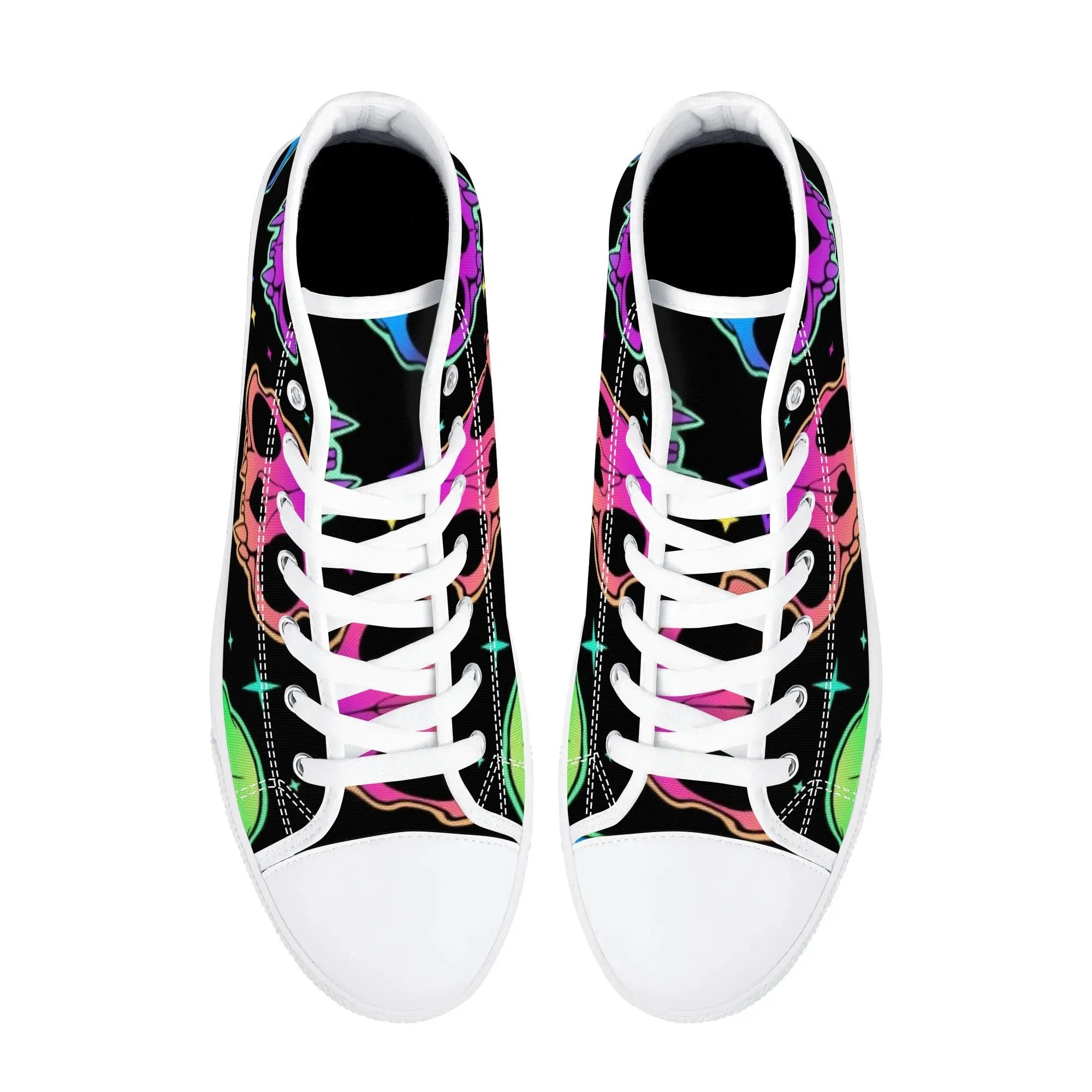 Women's shoesGothic Style High Top Canvas Shoes