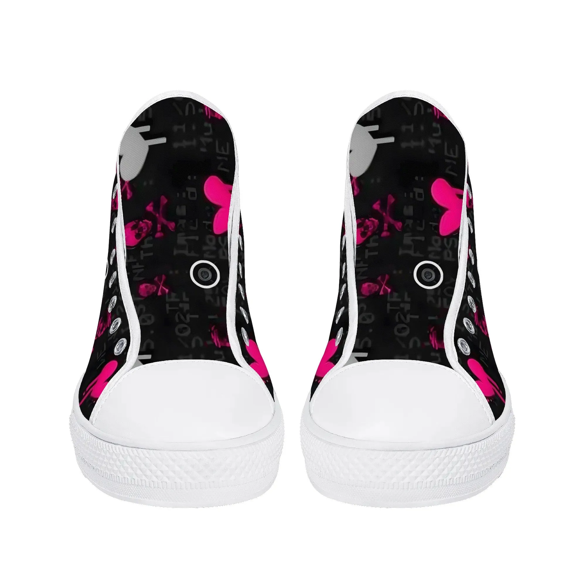 Women's shoesGothic Style High Top Canvas Shoes