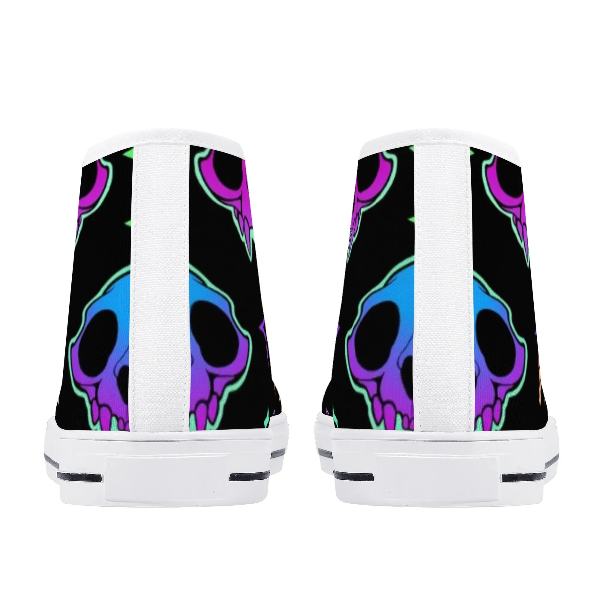 Women's shoesGothic Style High Top Canvas Shoes
