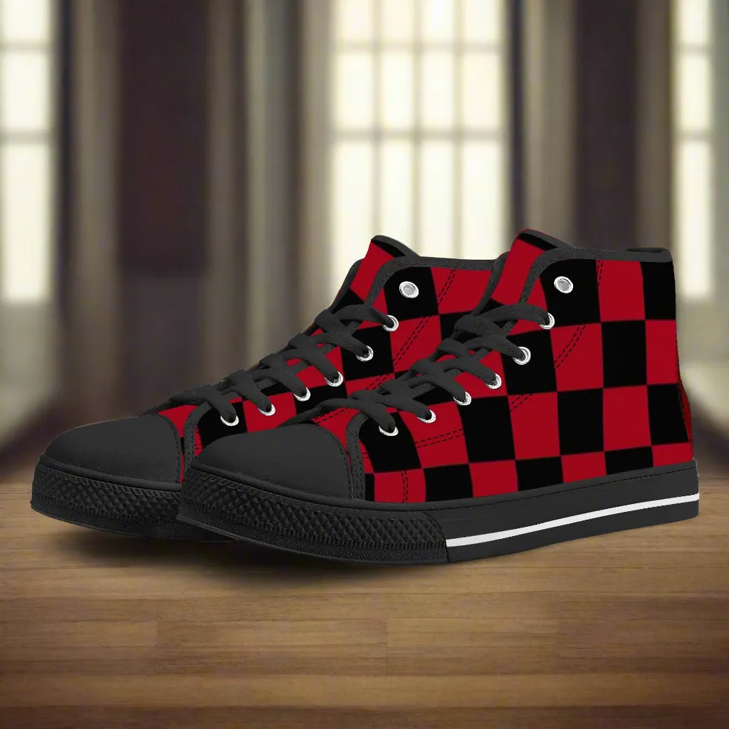Women's shoesGothic Style High Top Canvas Shoes