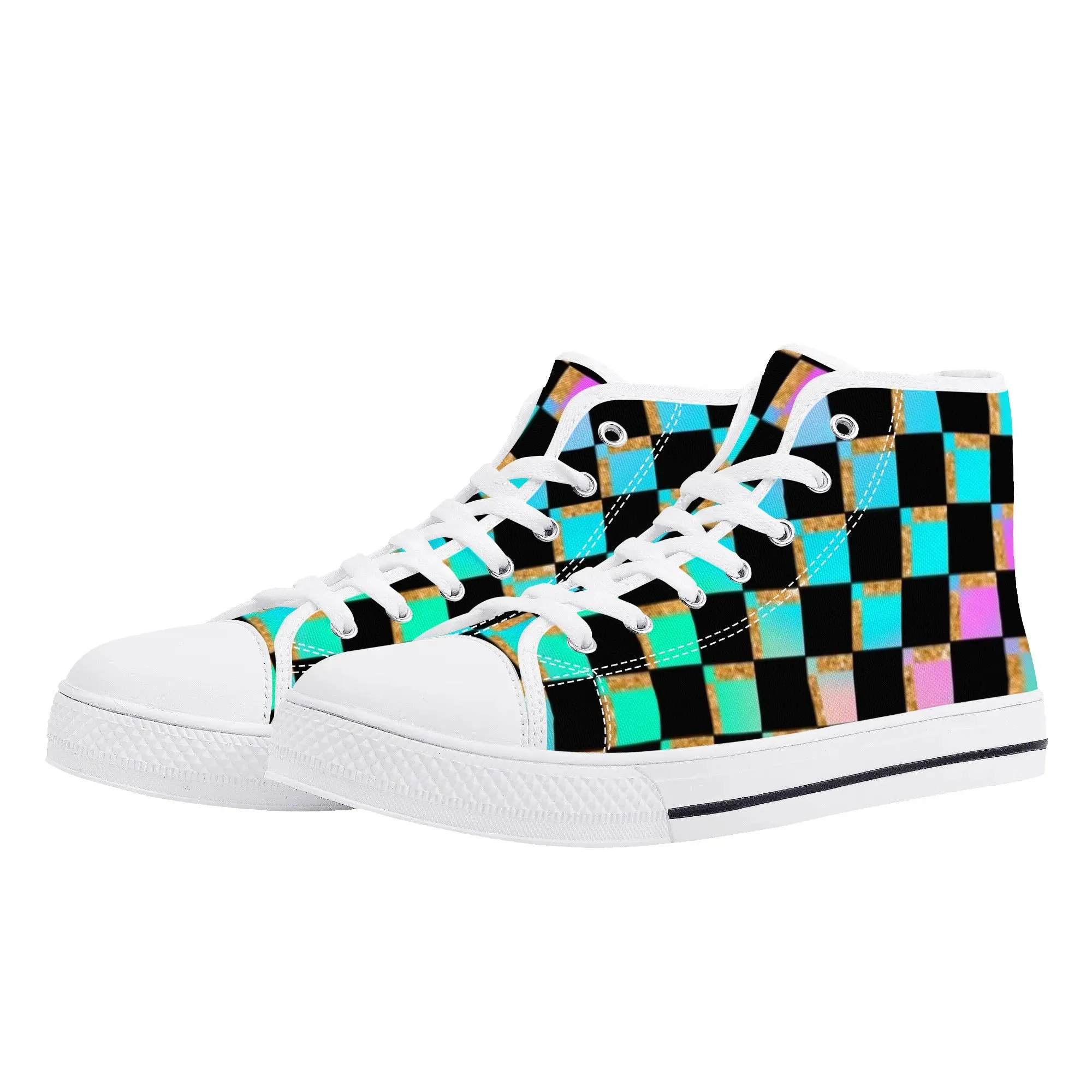 Women's shoesGothic Style High Top Canvas Shoes