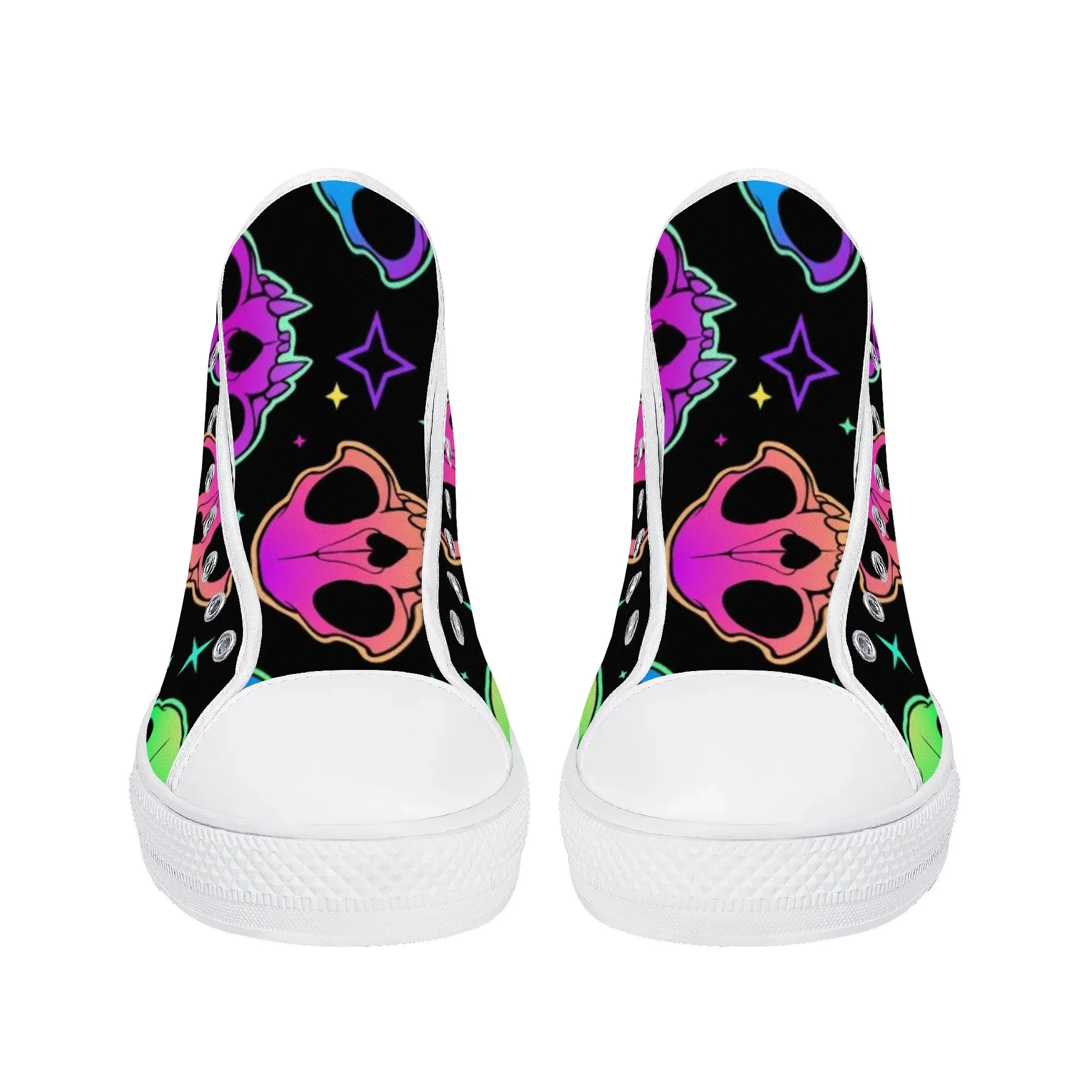 Women's shoesGothic Style High Top Canvas Shoes