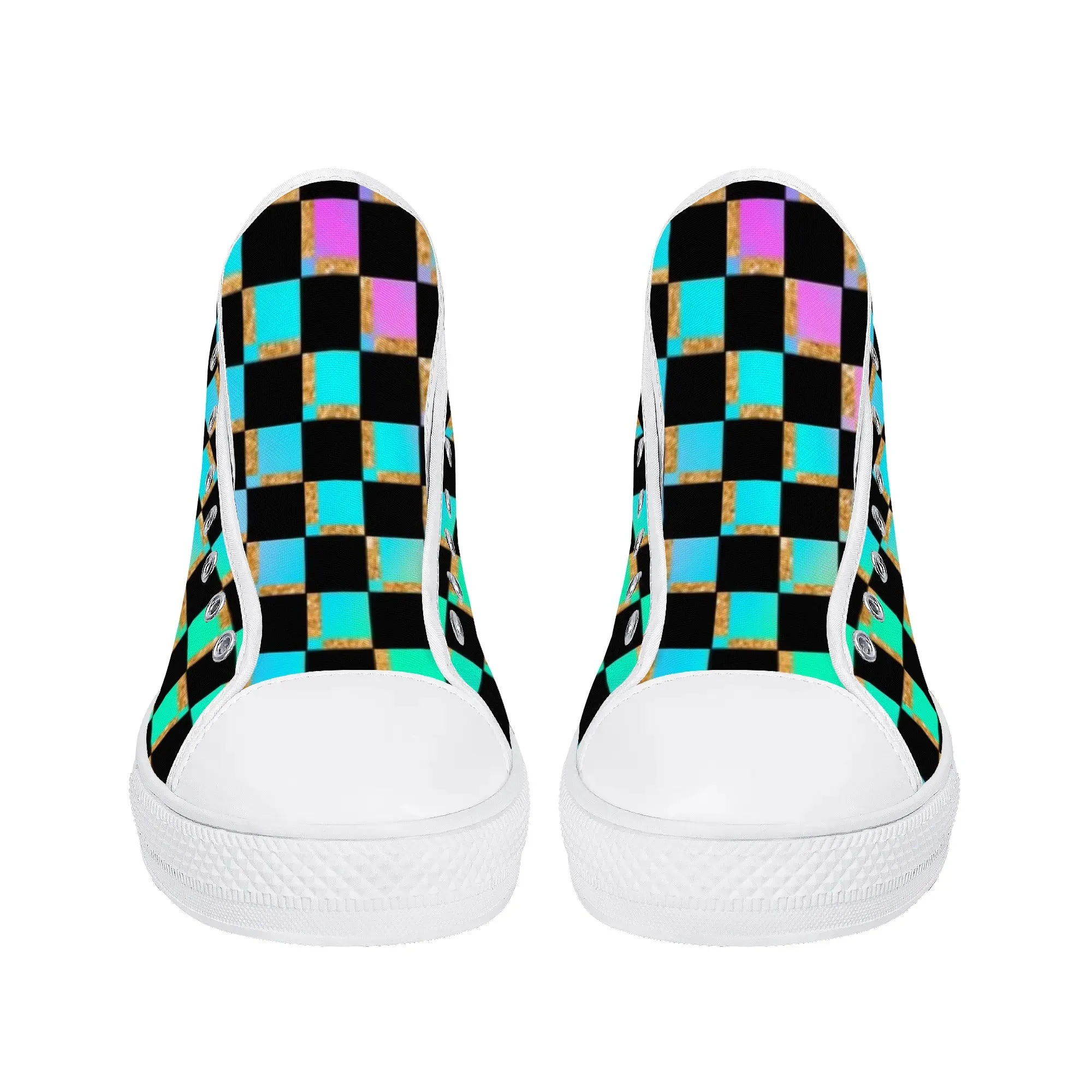 Women's shoesGothic Style High Top Canvas Shoes