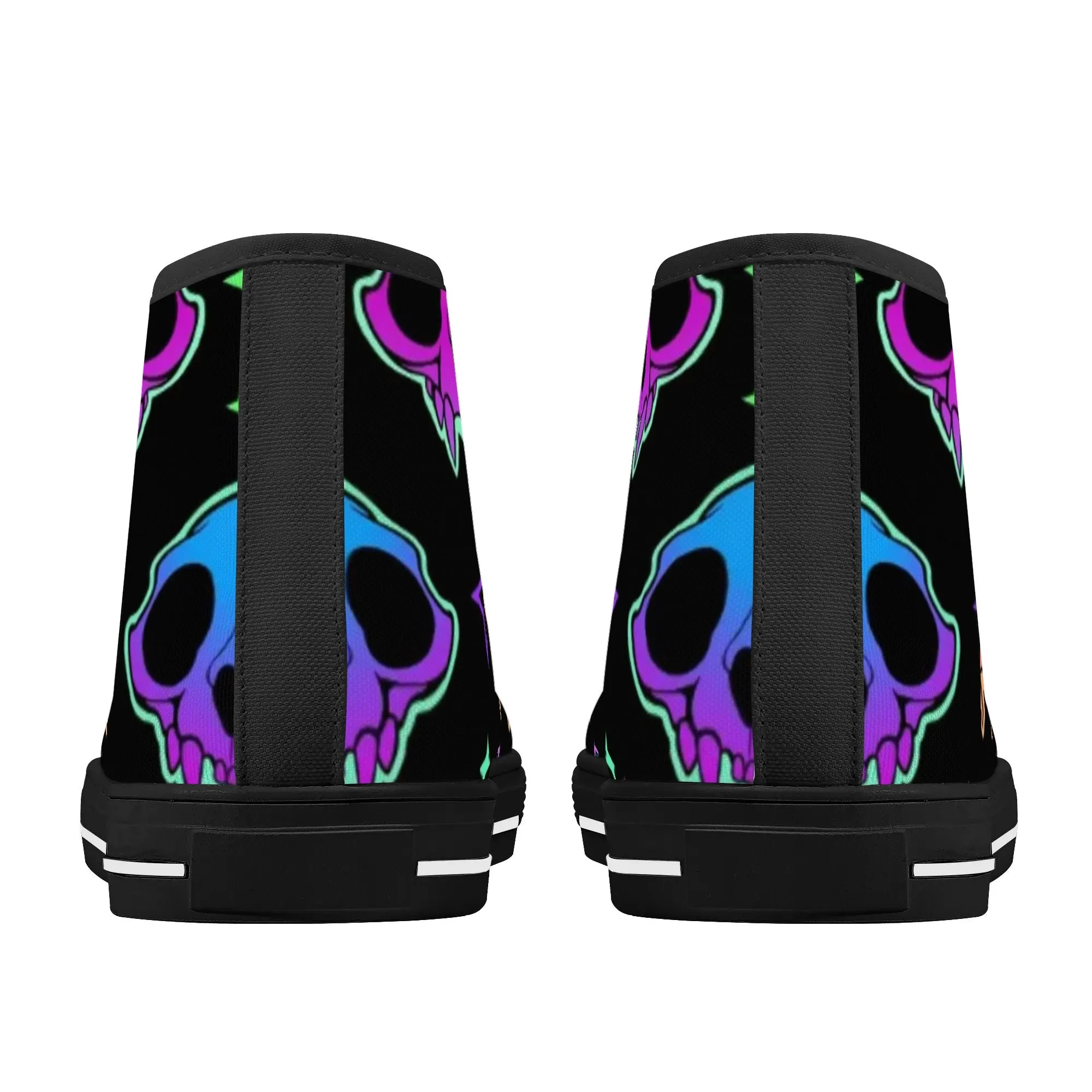 Women's shoesGothic Style High Top Canvas Shoes