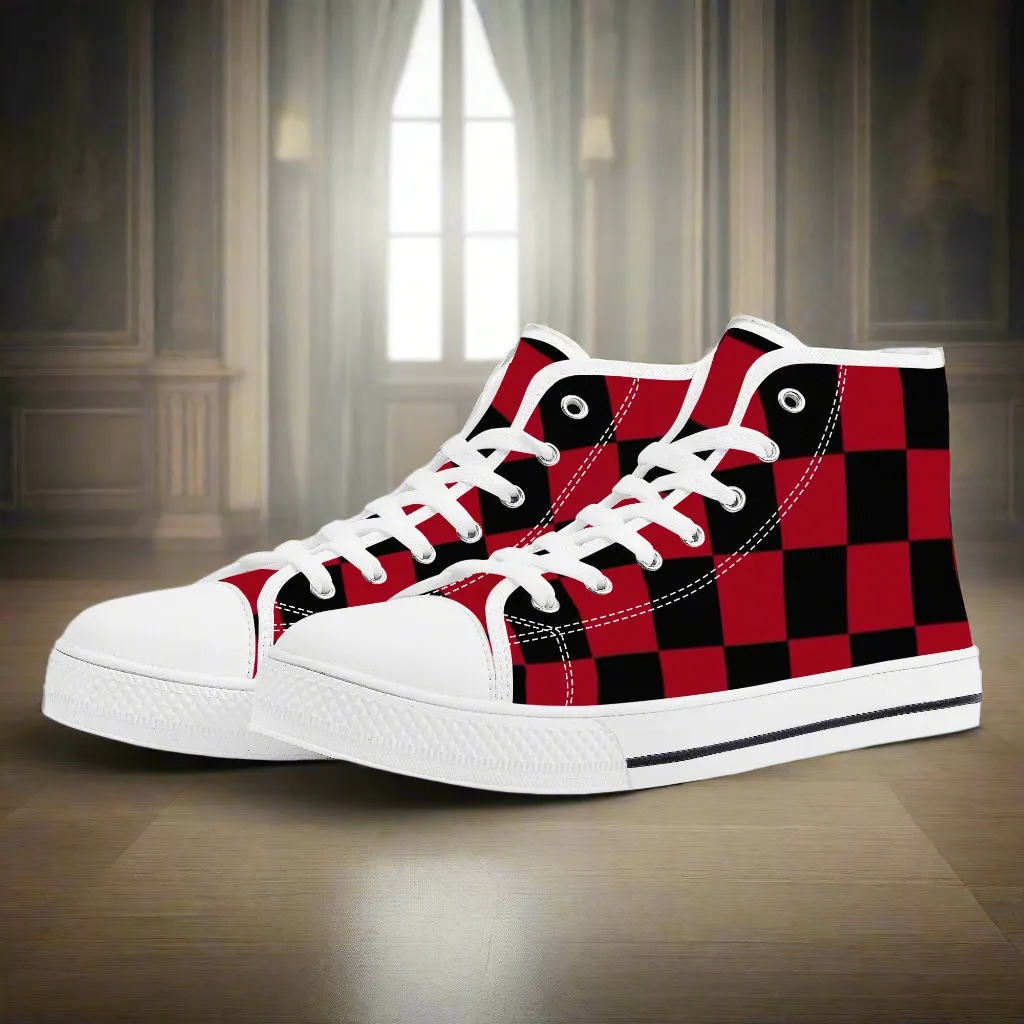 Women's shoesGothic Style High Top Canvas Shoes