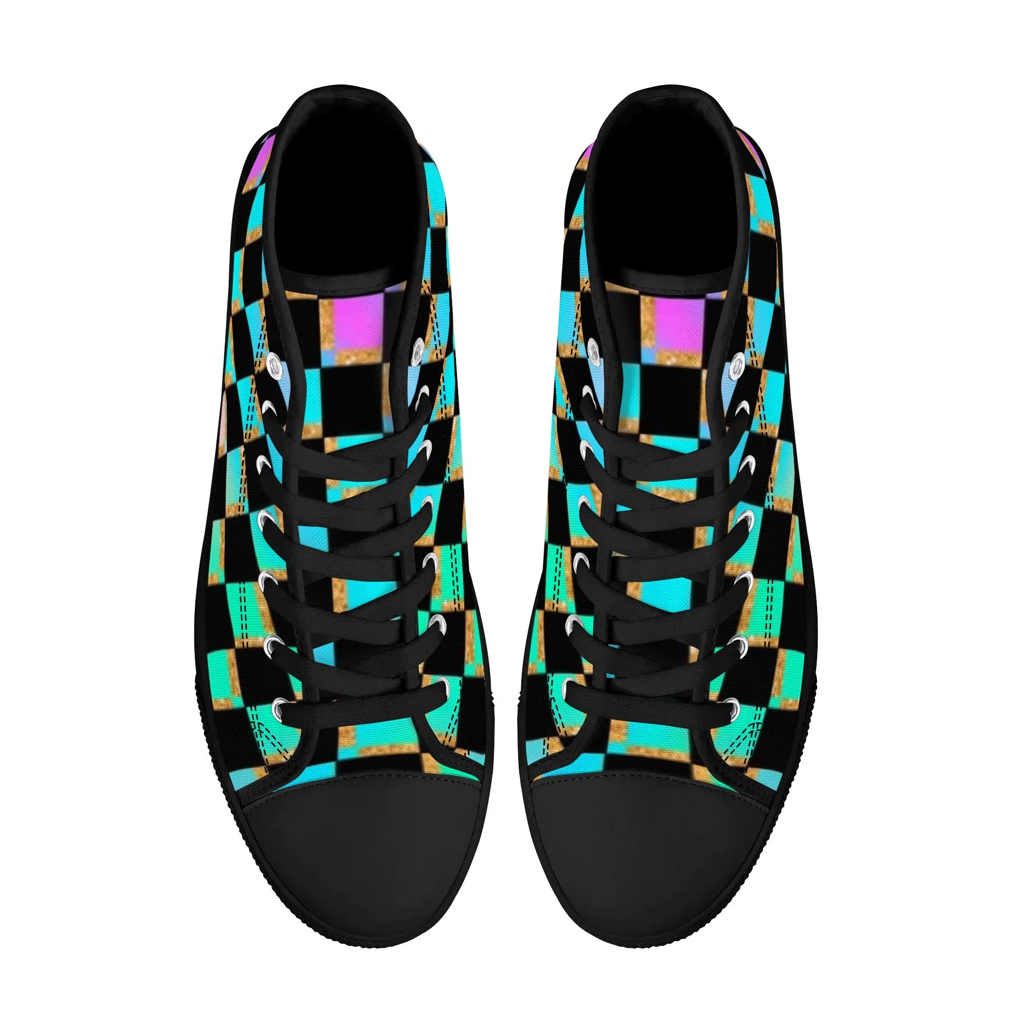 Women's shoesGothic Style High Top Canvas Shoes