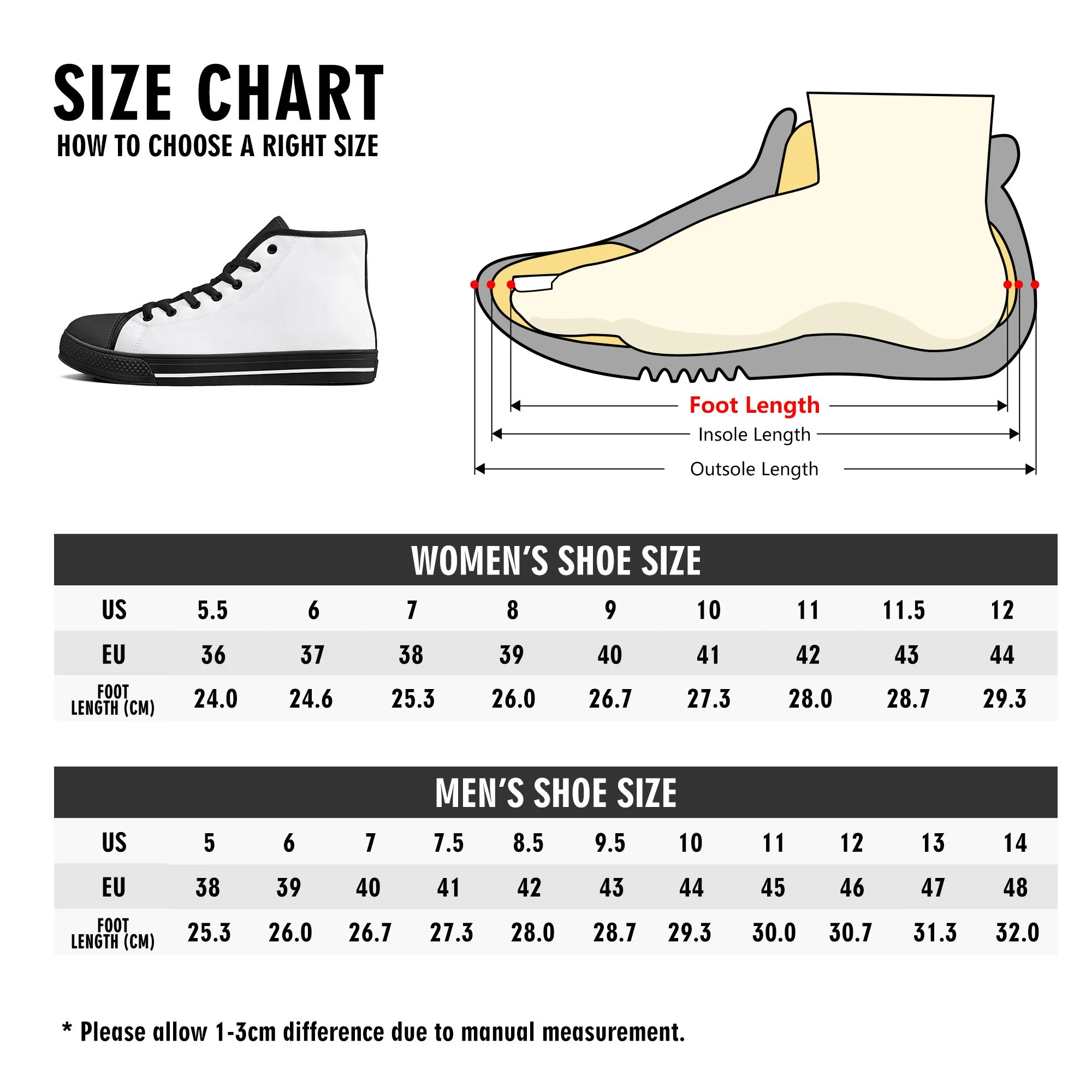 Women's shoesGothic Style High Top Canvas Shoes