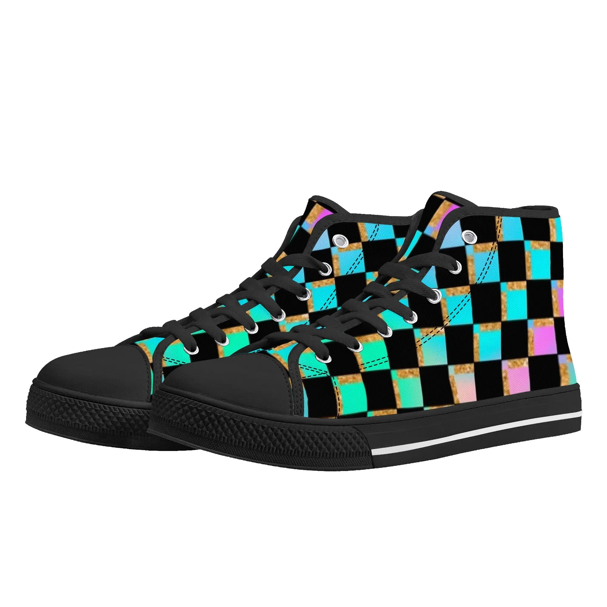 Women's shoesGothic Style High Top Canvas Shoes