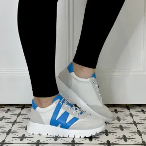 Wonders Racer Trainer A-2476 White Lagoon Blue