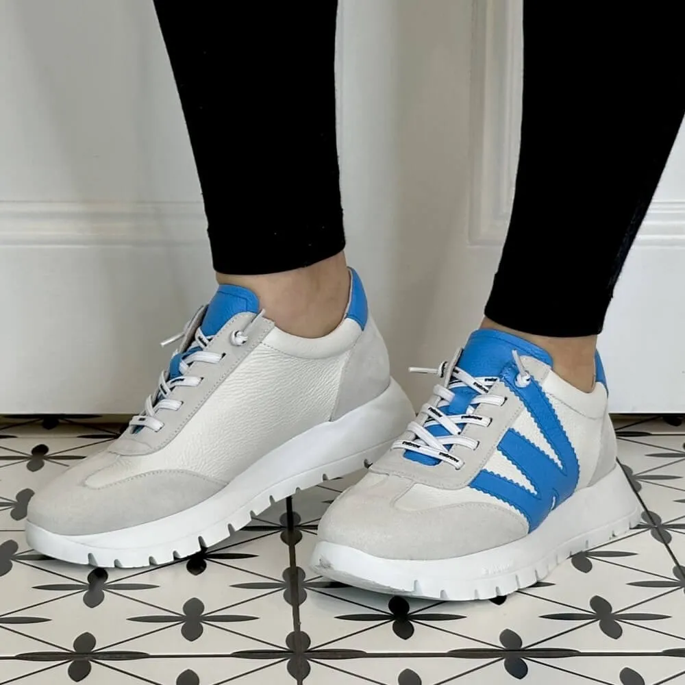 Wonders Racer Trainer A-2476 White Lagoon Blue
